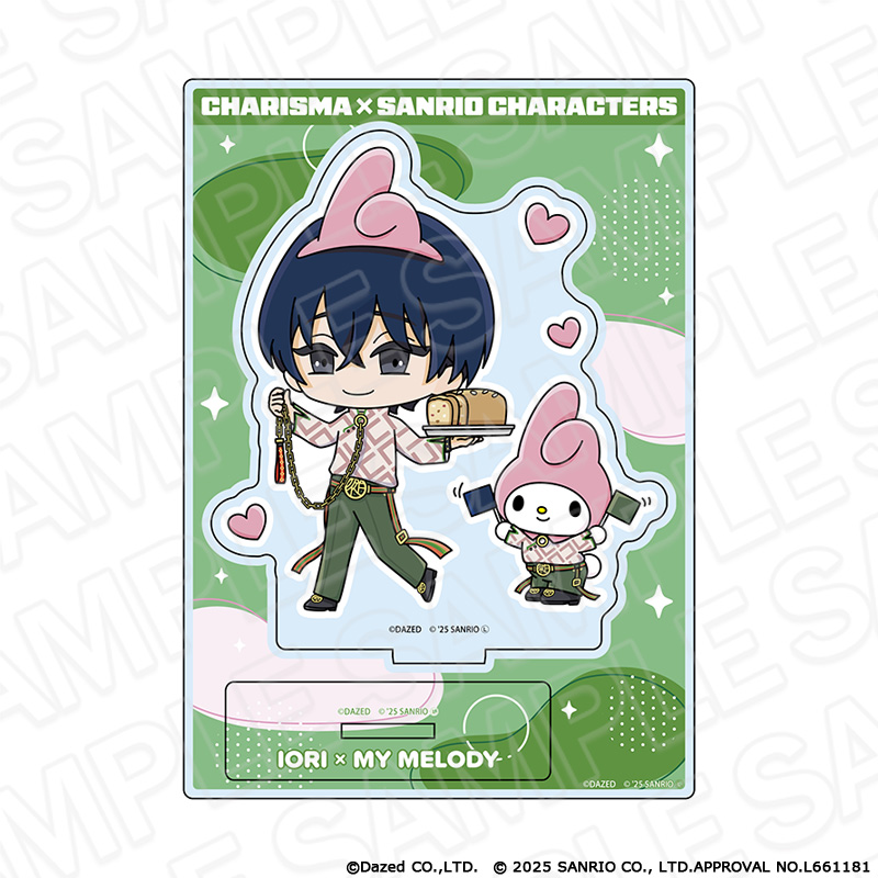 【コンテンツシード】カリスマ×サンリオキャラクターズ シート型アクリルフィギュア 本橋 依央利×マイメロディ vol.2