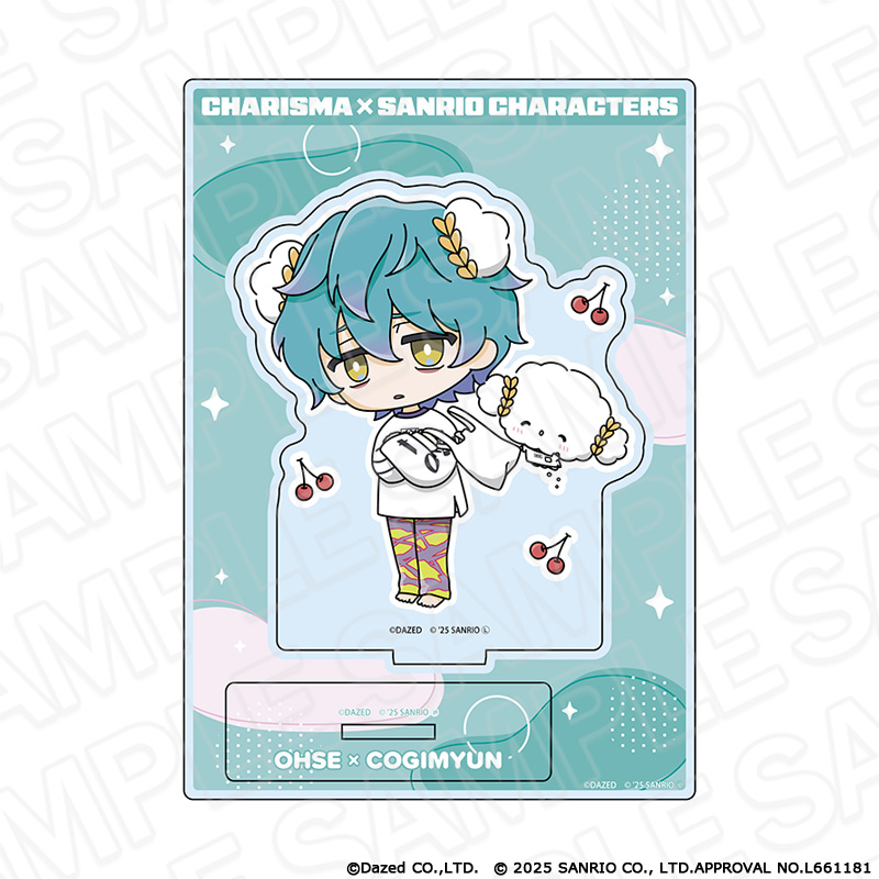 【コンテンツシード】カリスマ×サンリオキャラクターズ シート型アクリルフィギュア 湊 大瀬×こぎみゅん vol.2
