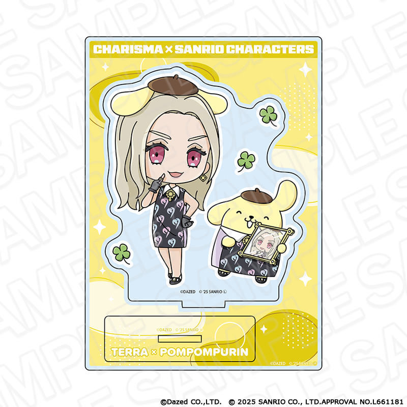【コンテンツシード】カリスマ×サンリオキャラクターズ シート型アクリルフィギュア テラ×ポムポムプリン vol.2