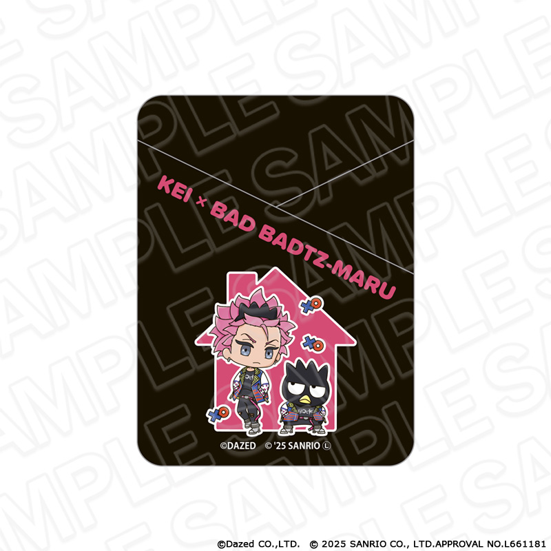 【コンテンツシード】カリスマ×サンリオキャラクターズ ポケットカードホルダー 猿川 慧×バッドばつ丸 vol.2