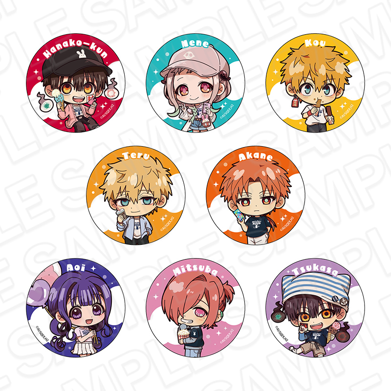 【コンテンツシード】地縛少年花子くん2 カンバッジ（ブラインド） 遊園地ミニキャラ ver. 1BOX入数：8