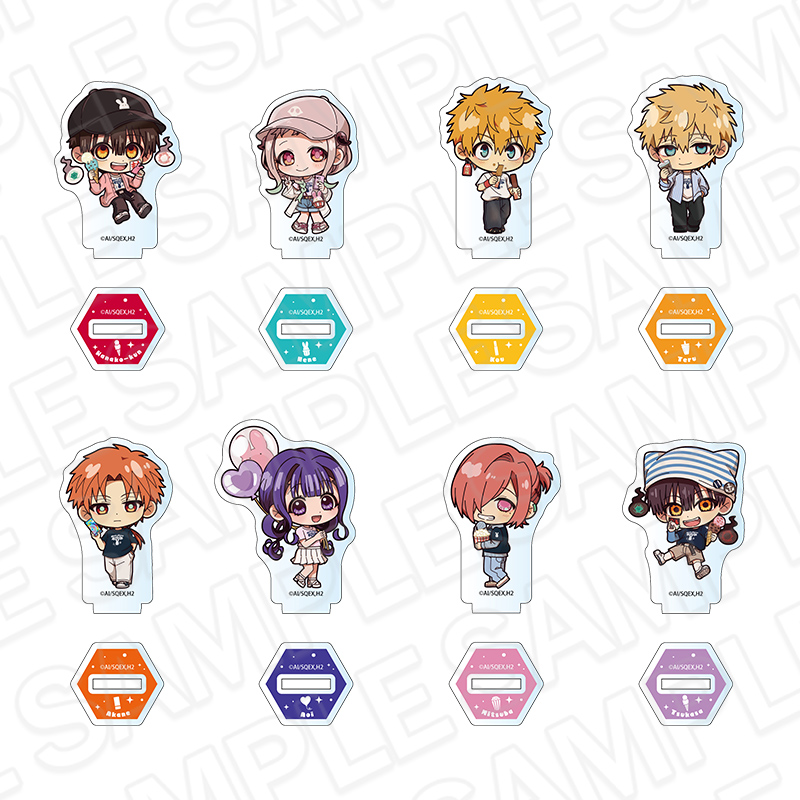 【コンテンツシード】地縛少年花子くん2 ミニアクリルスタンド（ブラインド） 遊園地ミニキャラ ver. 1BOX入数：8