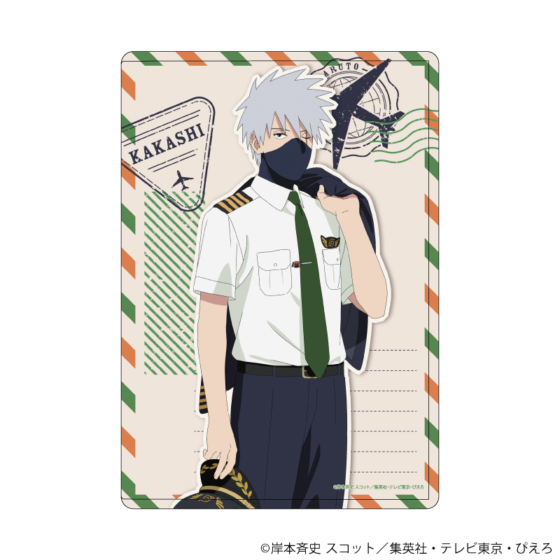 【A3】キャラクリアケース「NARUTO-ナルト- 疾風伝」34/はたけカカシ パイロットver.（描き下ろしイラスト）