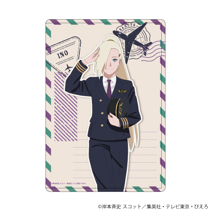 【A3】キャラクリアケース「NARUTO-ナルト- 疾風伝」36/山中いの パイロットver.（描き下ろしイラスト）