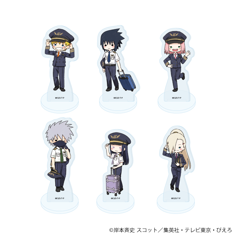 【A3】アクリルぷちスタンド「NARUTO-ナルト- 疾風伝」10/パイロットver. ブラインド（全6種）（グラフアートイラスト） 1BOX入数：6