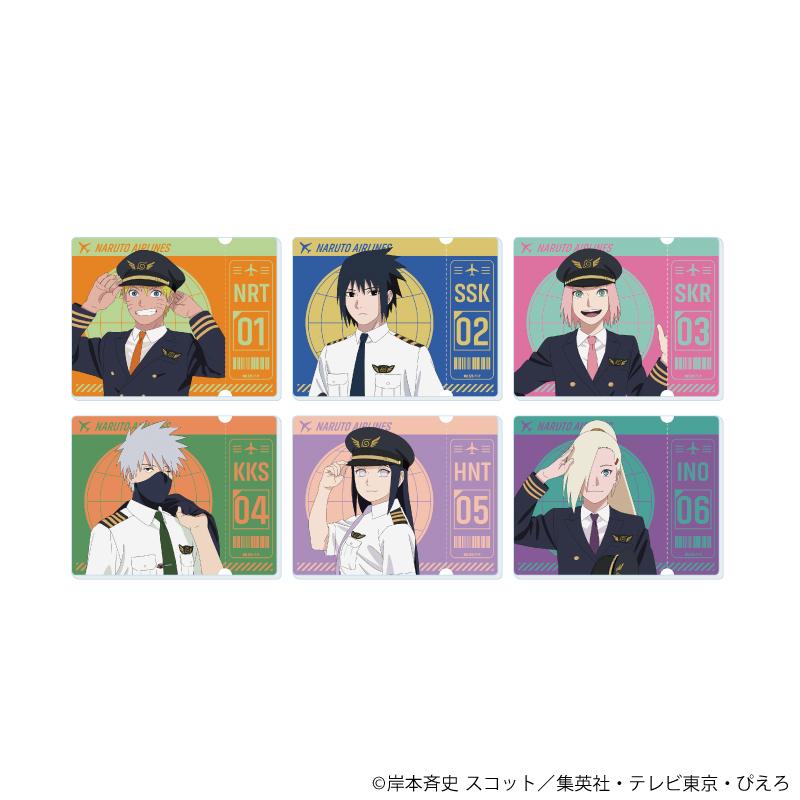 【A3】ミニアクリルプレート「NARUTO-ナルト- 疾風伝」04/パイロットver. ブラインド（全6種）（描き下ろしイラスト） 1BOX入数：6