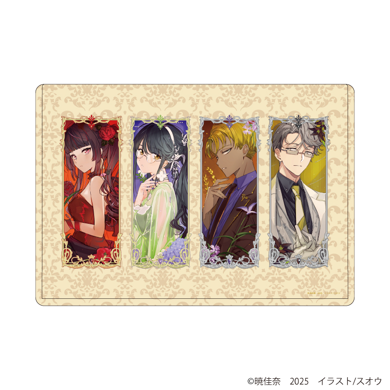 【A3】キャラクリアケース「春夏秋冬代行者」02/コマ割りデザインB（描き下ろしイラスト）
