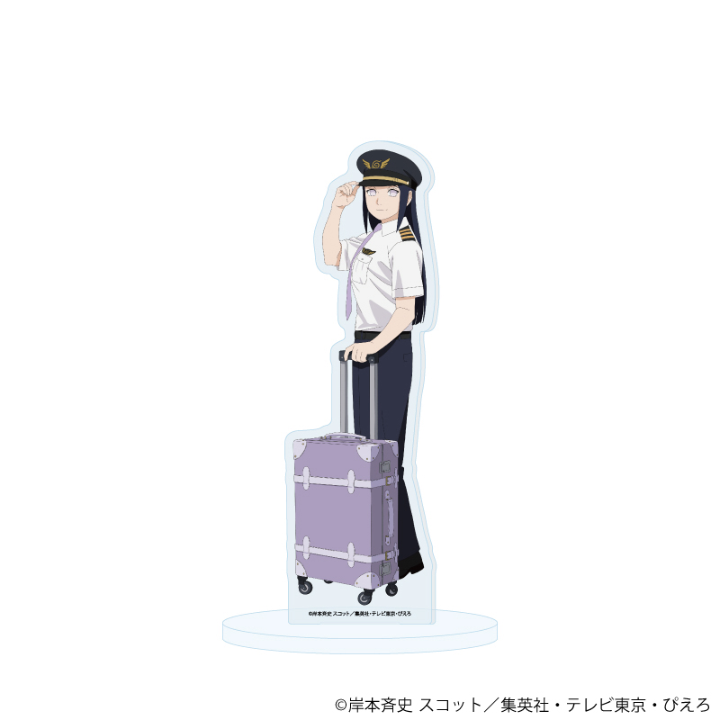 【A3】アクリルスタンド「NARUTO-ナルト- 疾風伝」54/日向ヒナタ パイロットver.（描き下ろしイラスト）