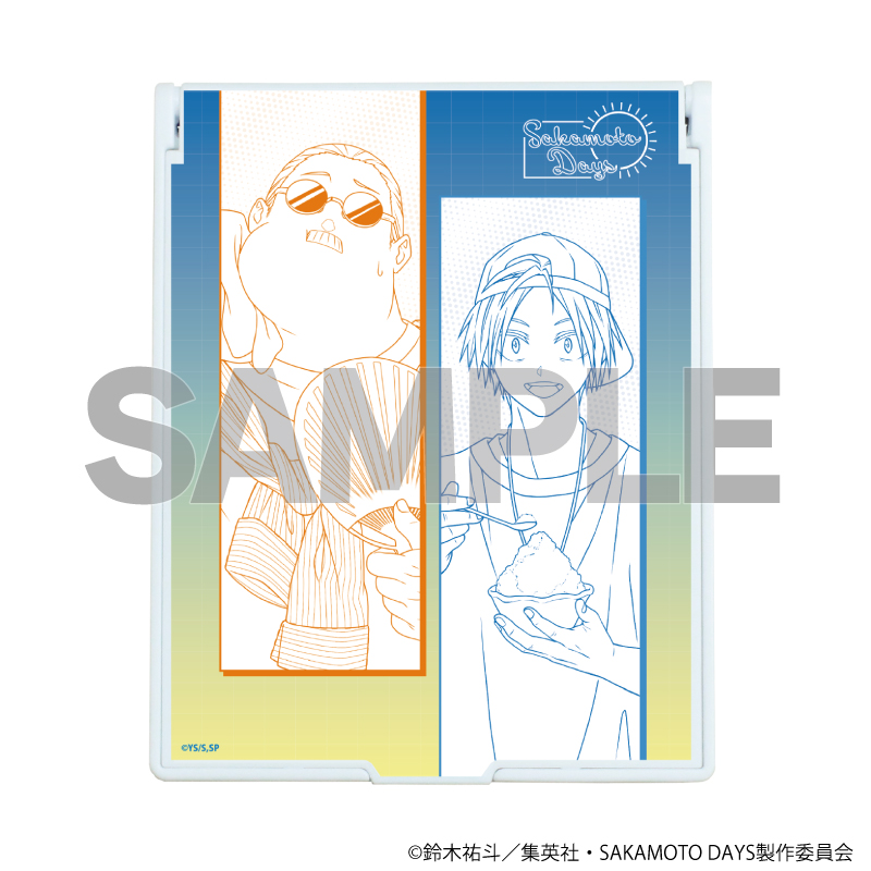 【A3】デカキャラミラー「SAKAMOTO DAYS」03/坂本太郎&朝倉シン 夏私服ver.（描き下ろしイラスト）