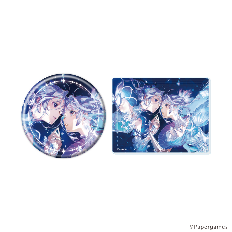 【A3】缶バッジ&アクリルカードセット「シャイニングニキ×米山舞」01/星と心の彼方（公式イラスト）