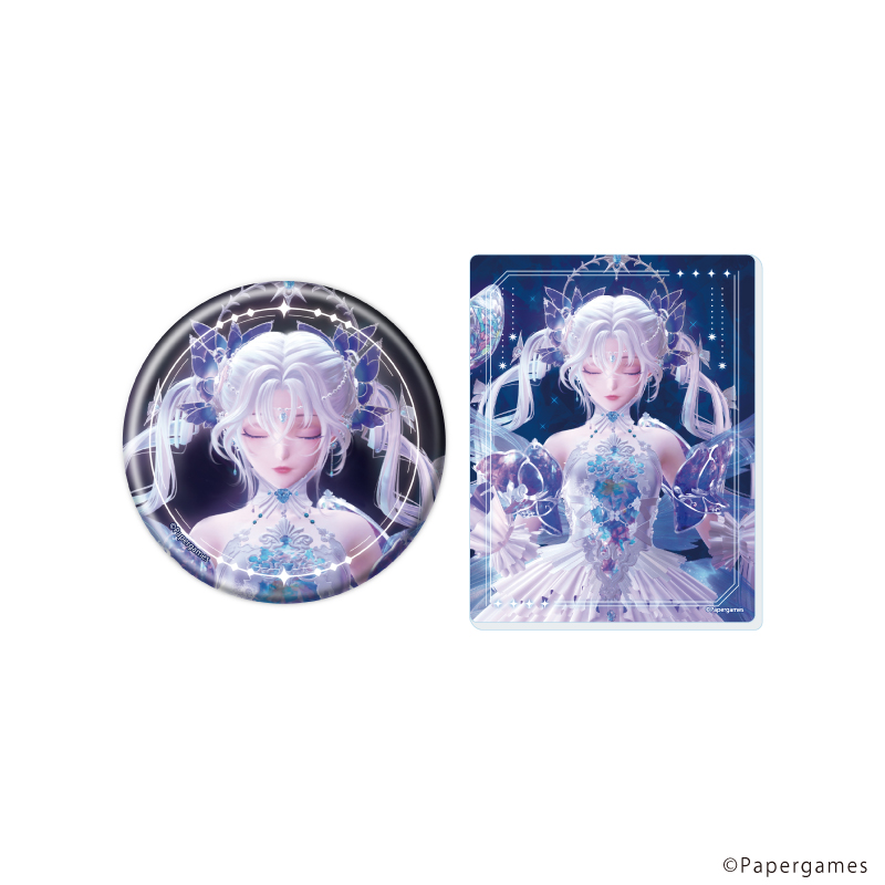 【A3】缶バッジ&アクリルカードセット「シャイニングニキ×米山舞」02/虹歌オパリオス（公式イラスト）