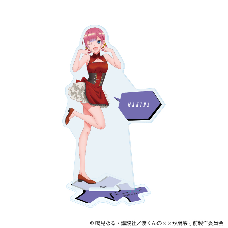 【A3】アクリルスタンド「TVアニメ『渡くんのXXが崩壊寸前』」03/梅澤 真輝奈（公式イラスト）