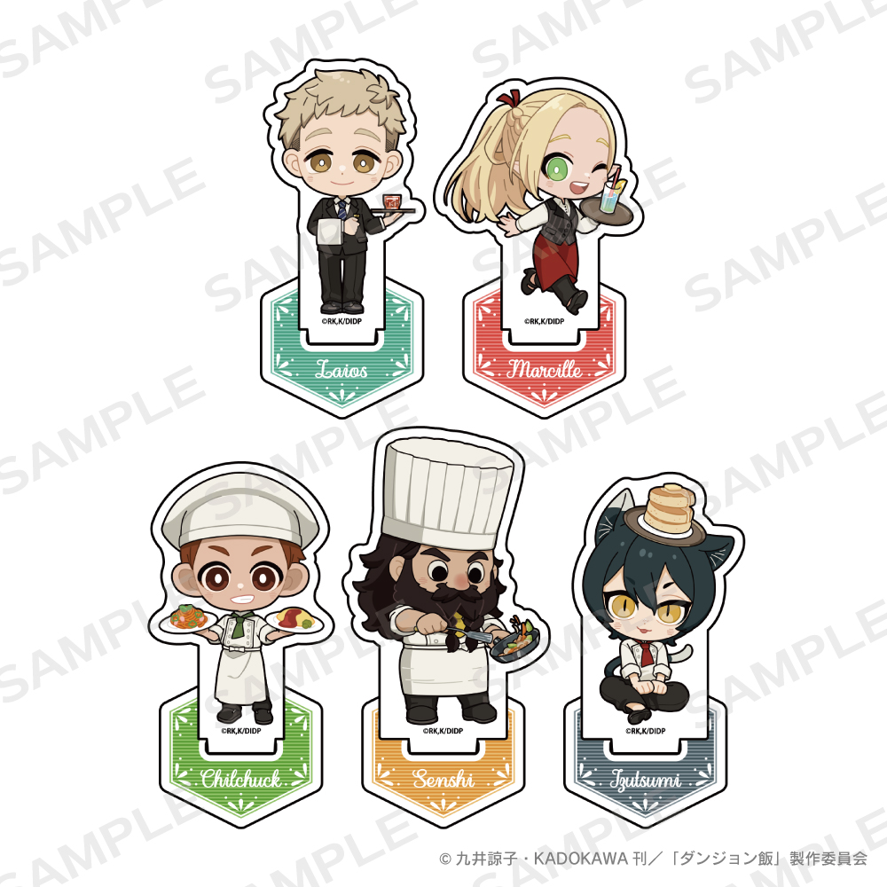 【アイライツ】ダンジョン飯 トレーディングアクリルスタンド（デフォルメレストランver.） 1BOX入数：5