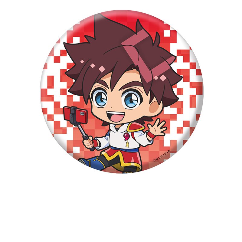 【ペンギンパレード】魔神創造伝ワタル ぺたん娘缶バッジ 星部ワタル