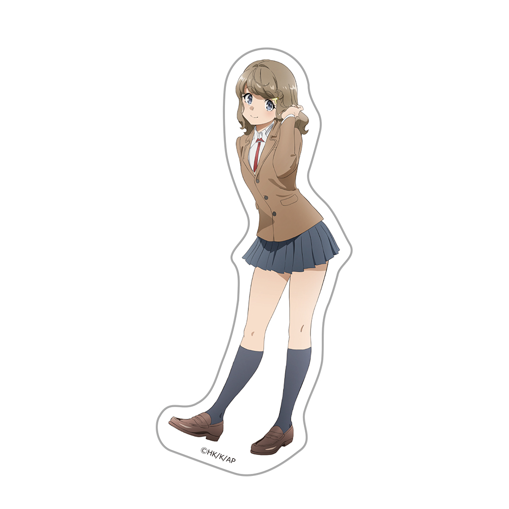 【アズメーカー】青春ブタ野郎はサンタクロースの夢を見ない ダイカットステッカー 古賀朋絵