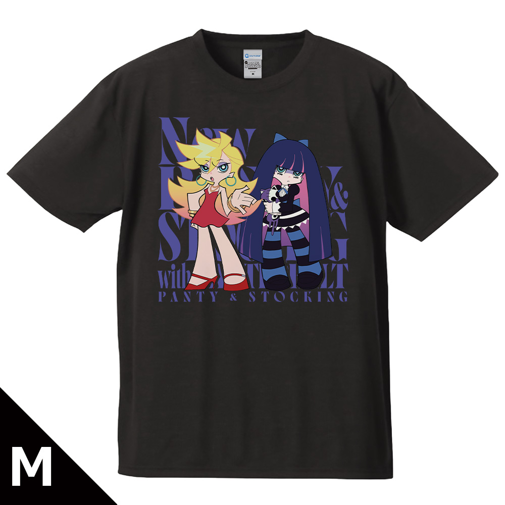 【アズメーカー】New PANTY & STOCKING with GARTERBELT Tシャツ パンティ&ストッキング Mサイズ