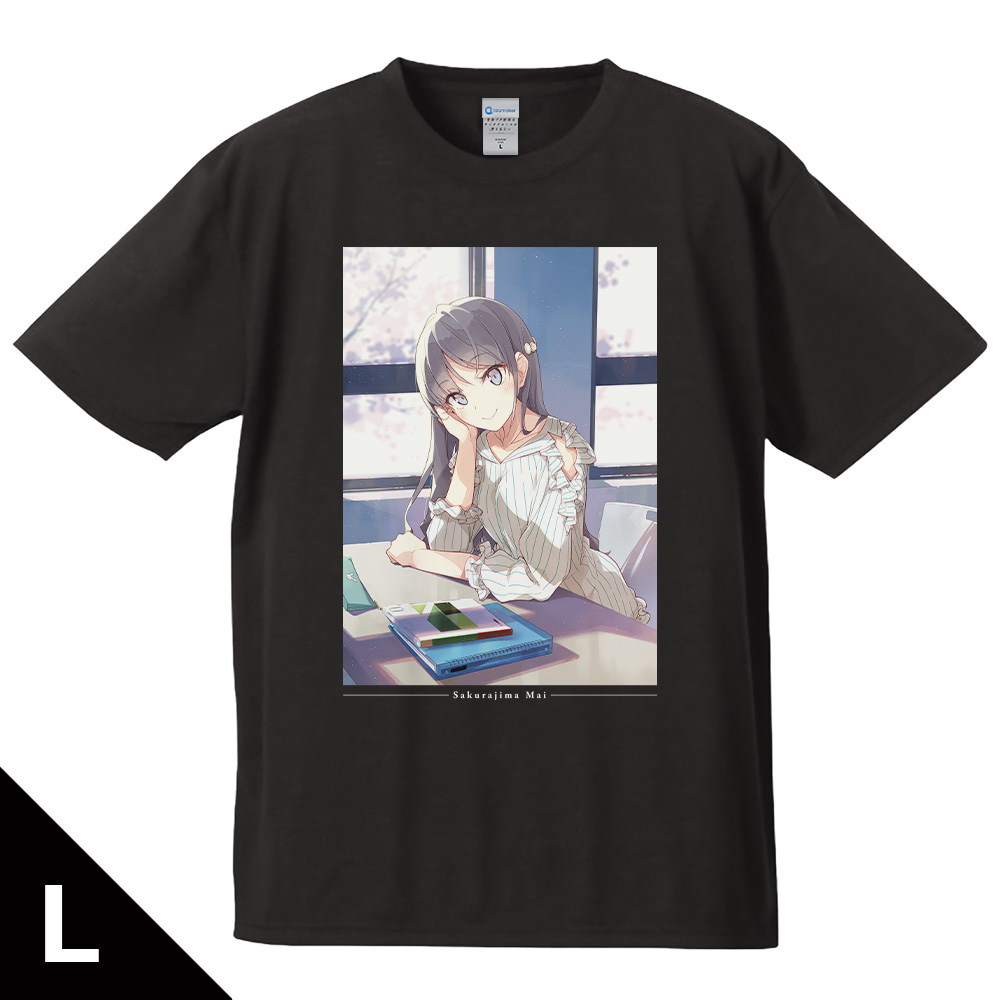 【アズメーカー】青春ブタ野郎はサンタクロースの夢を見ない Tシャツ 桜島麻衣 Lサイズ
