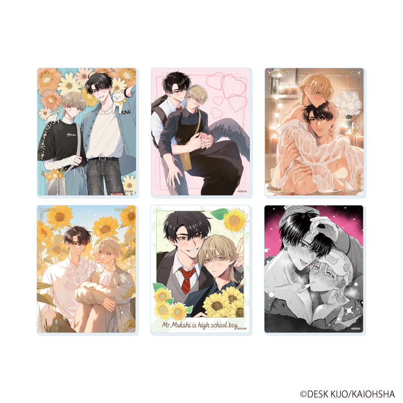 【A3】アクリルカード「向日くんは高校生」01/ブラインド（全6種）（公式&描き下ろしイラスト） 1BOX入数：6