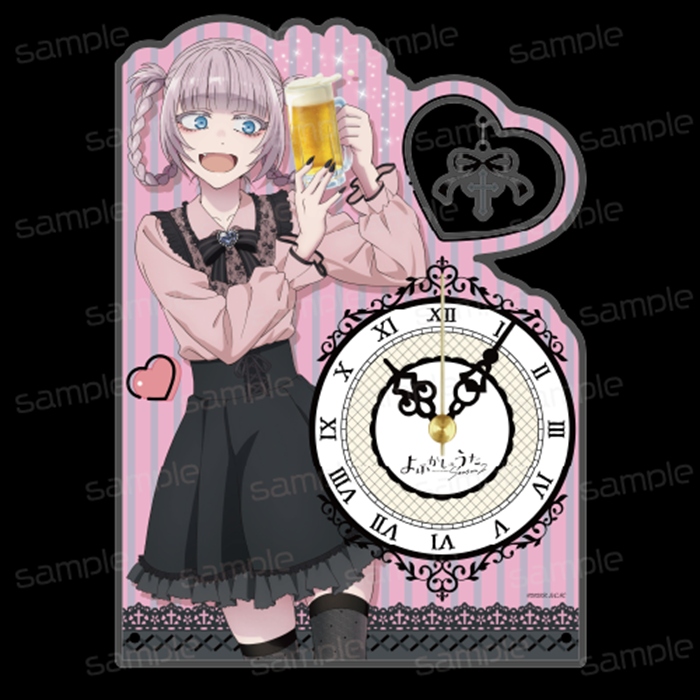 【GRANTdesign】よふかしのうた Season2 描き下ろし ビッグアクリル置時計