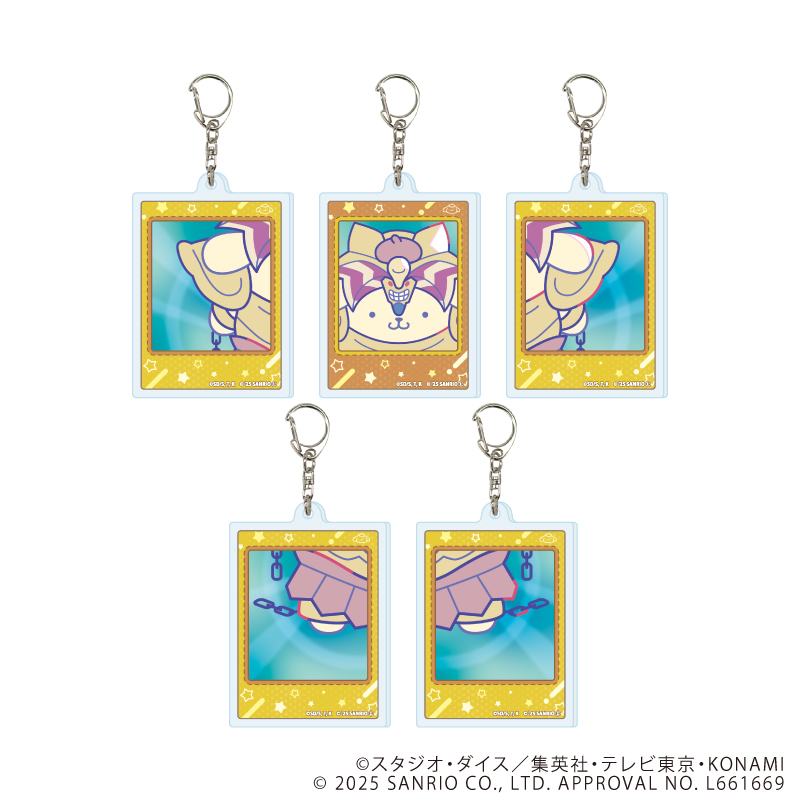 【A3】アクリルキーホルダー「遊☆戯☆王デュエルモンスターズ×サンリオキャラクターズ」01/ブラインド（全5種）（コラボイラスト） 1BOX入数：5