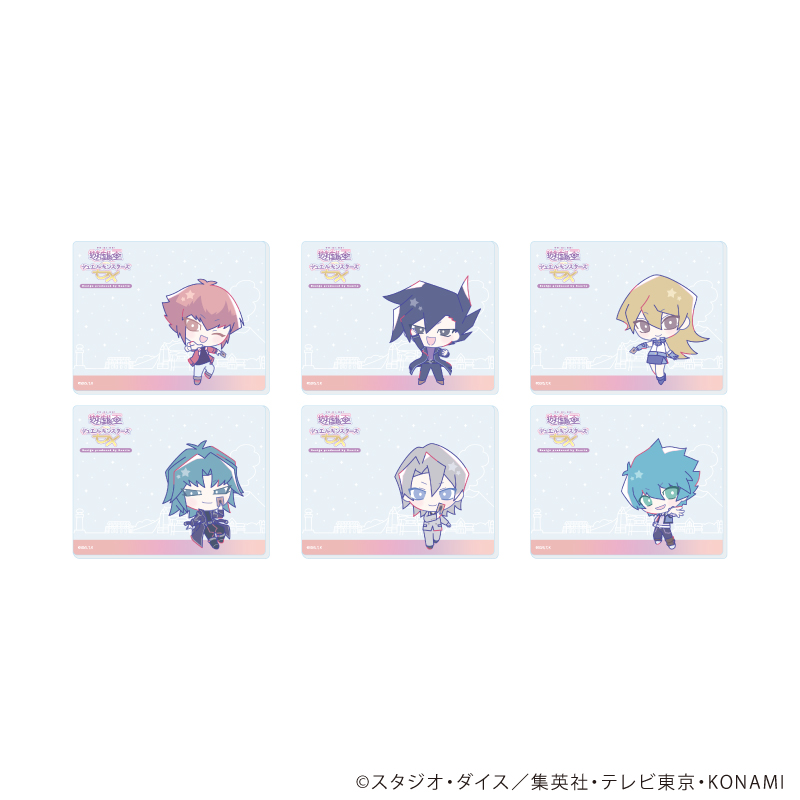 【A3】コレクションシート「遊☆戯☆王デュエルモンスターズGX Design produced by Sanrio」01/ブラインド（全6種）（コラボイラスト） 1BOX入数：6