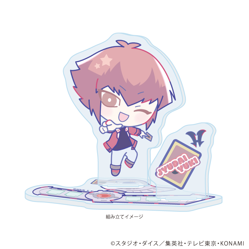 【A3】アクリルスタンドプレート「遊☆戯☆王デュエルモンスターズGX Design produced by Sanrio」01/遊城十代（コラボイラスト）