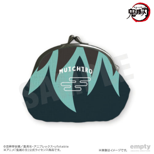 【empty】鬼滅の刃 がま口小銭入れ 12 時透無一郎