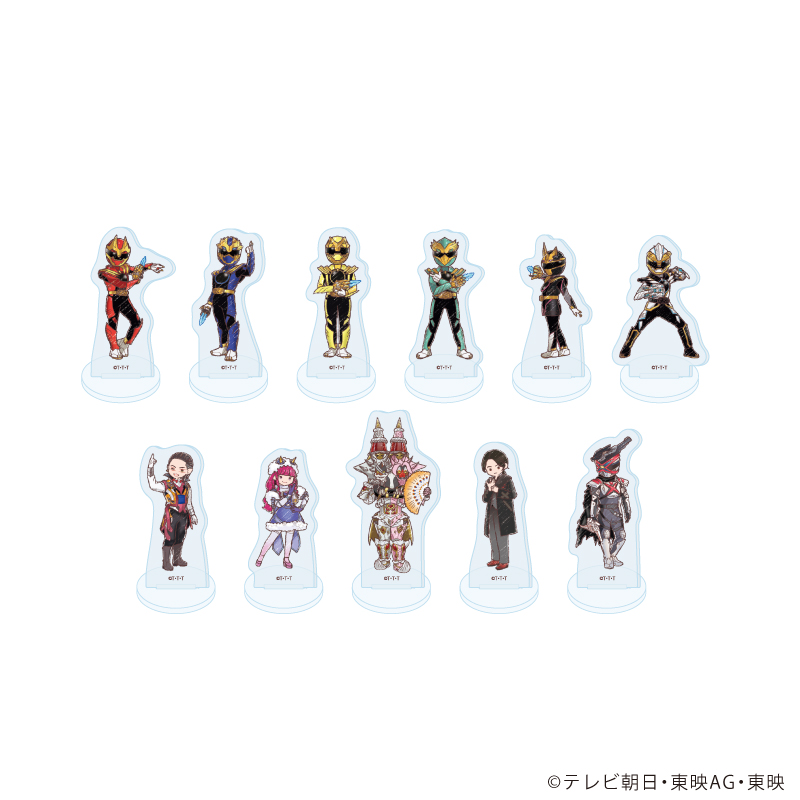 【A3】アクリルぷちスタンド「ナンバーワン戦隊ゴジュウジャー」01/ブラインド（全11種）（グラフアートイラスト） 1BOX入数：11