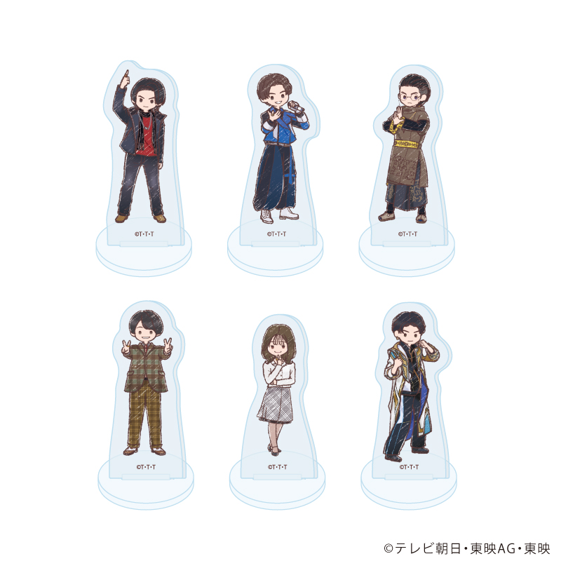 【A3】アクリルぷちスタンド「ナンバーワン戦隊ゴジュウジャー」02/ブラインド（全6種）（グラフアートイラスト） 1BOX入数：6