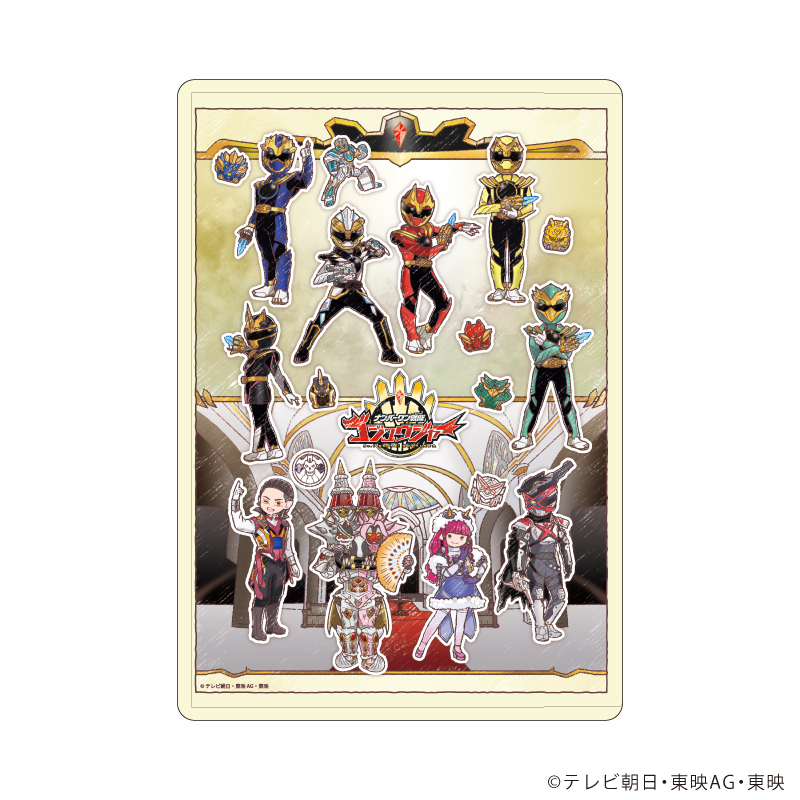 【A3】キャラクリアケース「ナンバーワン戦隊ゴジュウジャー」01/集合デザインA（グラフアートイラスト）