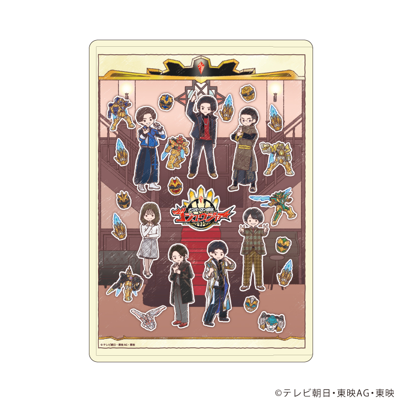 【A3】キャラクリアケース「ナンバーワン戦隊ゴジュウジャー」02/集合デザインB（グラフアートイラスト）