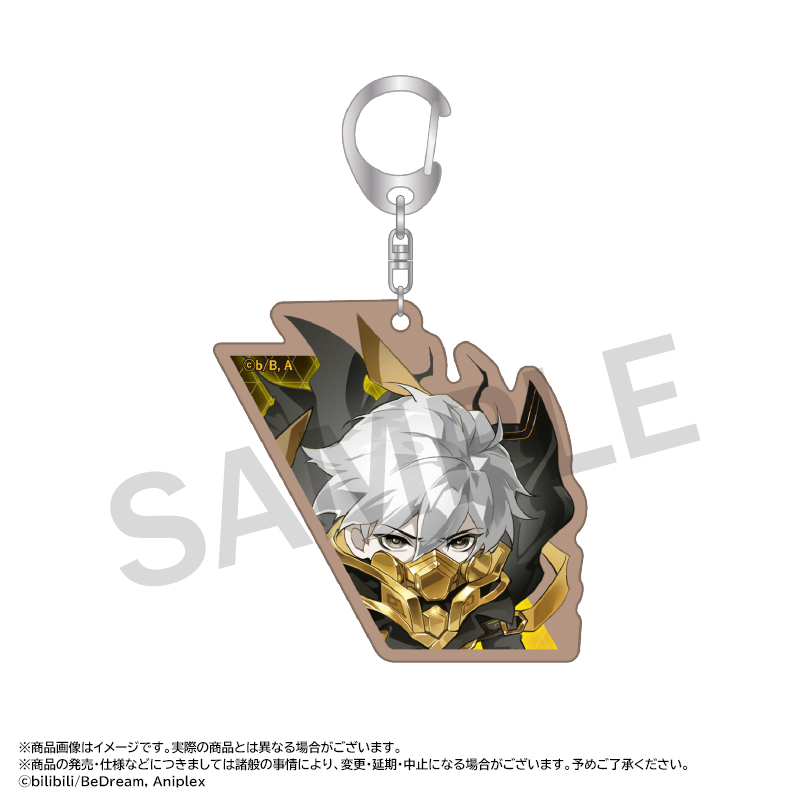 【ANICRAFT】TO BE HERO X 木製キーホルダー 4.黙殺