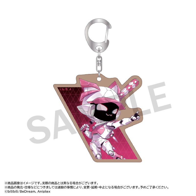 【ANICRAFT】TO BE HERO X 木製キーホルダー 6.ロリ