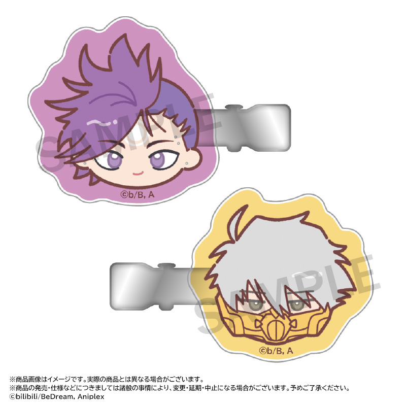 【ANICRAFT】TO BE HERO X ゆるころフェイス ヘアクリップセット B