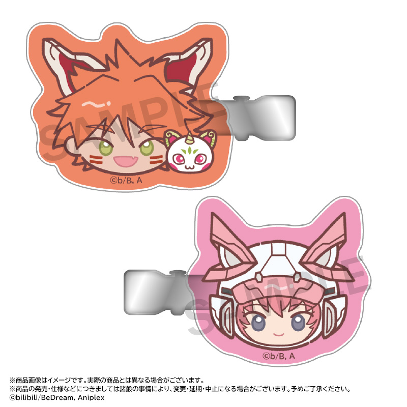 【ANICRAFT】TO BE HERO X ゆるころフェイス ヘアクリップセット C