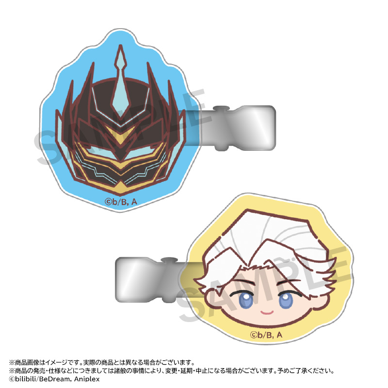 【ANICRAFT】TO BE HERO X ゆるころフェイス ヘアクリップセット E