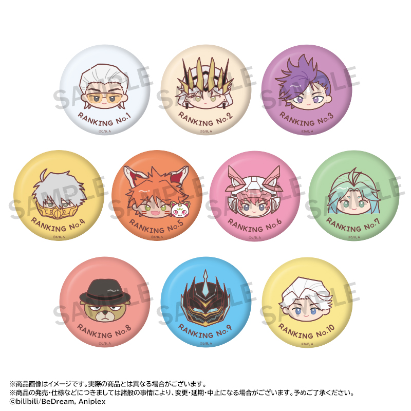 【ANICRAFT】TO BE HERO X ゆるころフェイス トレーディング缶バッジ 1BOX入数：10
