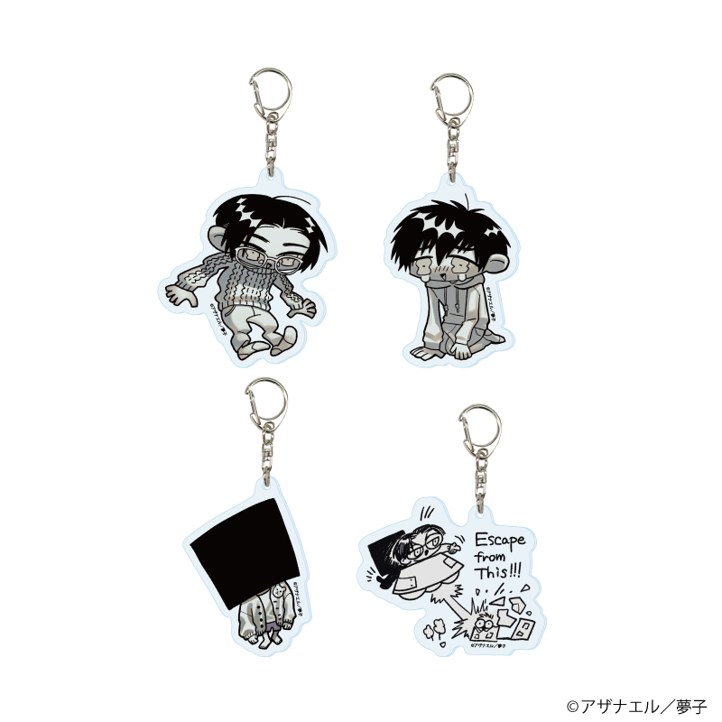 【A3】アクリルキーホルダー「いんふぇrの ： In your box.」01/ブラインド（全4種）（公式イラスト） 1BOX入数：4