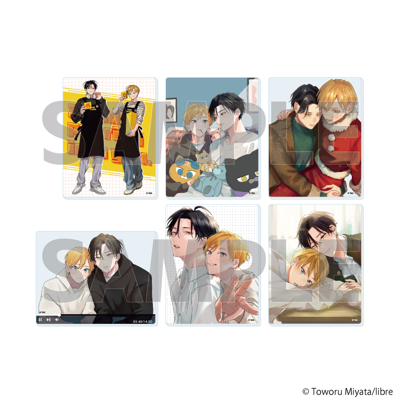 【A3】アクリルカード「君に注ぐ100dB」01/ブラインド（全6種）（公式&描き下ろしイラスト） 1BOX入数：6