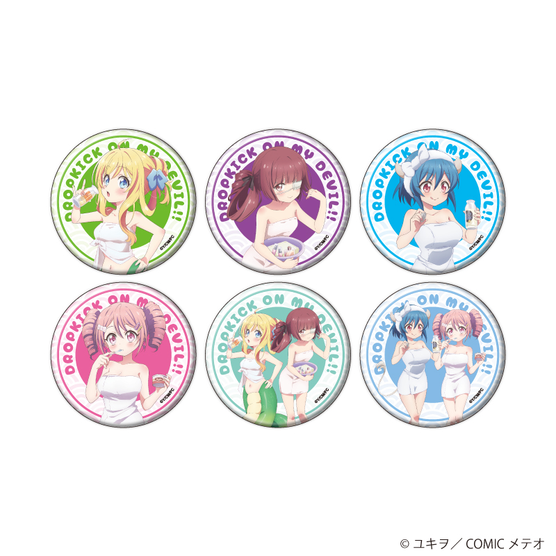 【A3】缶バッジ「邪神ちゃんドロップキック」02/ブラインド（全6種）（描き下ろしイラスト） 1BOX入数：6