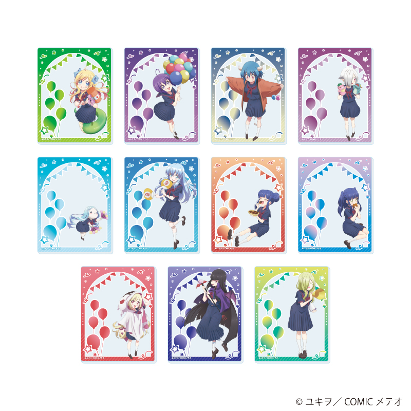 【A3】アクリルカード「邪神ちゃんドロップキック」01/ブラインド（全11種）（描き下ろしイラスト） 1BOX入数：11