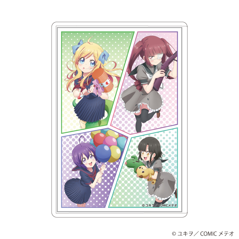 【A3】キャラクリアケース「邪神ちゃんドロップキック」02/集合デザインB（描き下ろしイラスト）