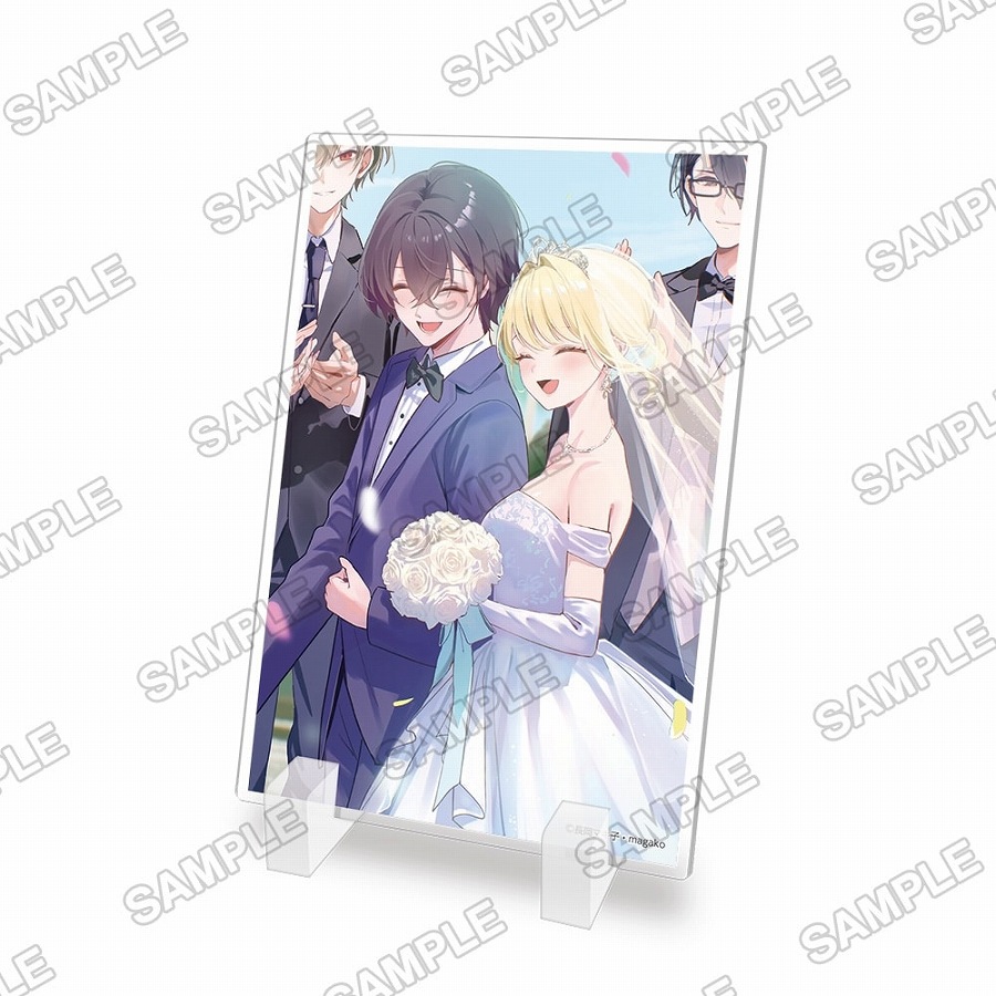 【KADOKAWA】『経験済みなキミと、経験ゼロなオレが、お付き合いする話。』原作5周年記念アクリルプレートD