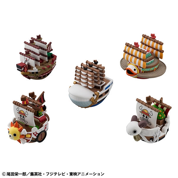 【メガハウス】ゆらコレシリーズ ワンピース グランドラインコレクション 1BOX入数：6