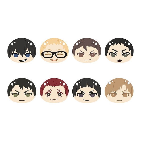 【エンスカイ】アニメ｢ハイキュー！！｣ おまんじゅうにぎにぎマスコット3 B 1BOX入数：8