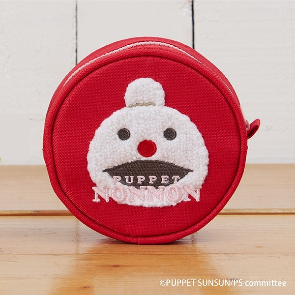 【エンスカイ】パペットスンスン まるポーチ （2）ノンノン