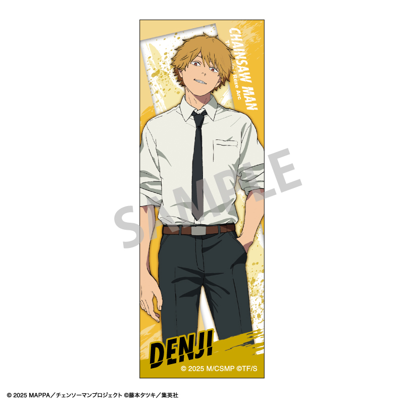 【カミオジャパン】チェンソーマン レゼ篇 ロングスクエア缶バッジ デンジ/レゼ篇