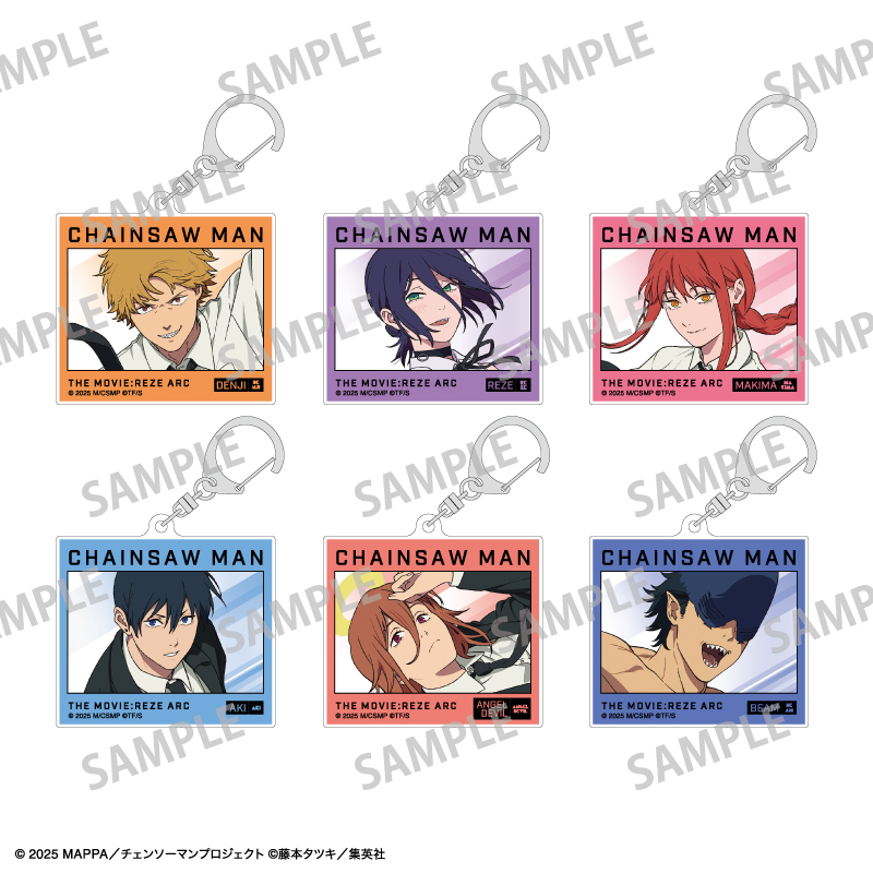 【カミオジャパン】チェンソーマン レゼ篇 トレーディングアクリルキーホルダー/浮遊感 1BOX入数：6
