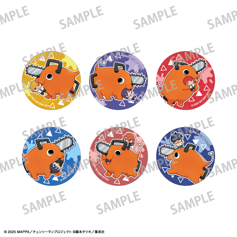 【カミオジャパン】チェンソーマン レゼ篇 トレーディング缶バッジ/もってくてく 1BOX入数：6