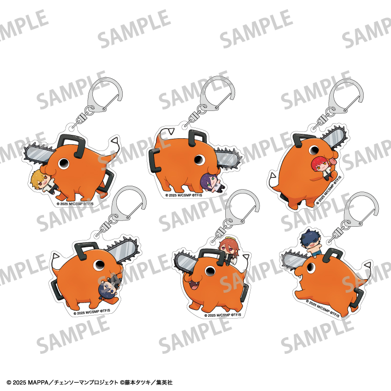 【カミオジャパン】チェンソーマン レゼ篇 トレーディングアクリルキーホルダー/もってくてく 1BOX入数：6